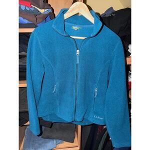 L.L. Bean Sherpa Fleece Pullover Wmns MD Reg Vintage Y2K 90s Rare